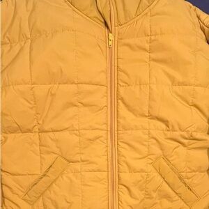 Vernacular Mustard Puffer Jacket-lightweight small